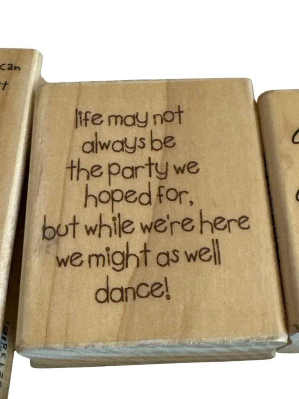 Wooden Rubber Stamps Friendship Inspirational Quotes Stampabilities Heidi Swapp